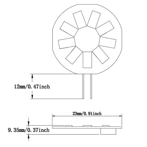 G4 9 LED Halogen Replacement Side Pins 10-30V DC