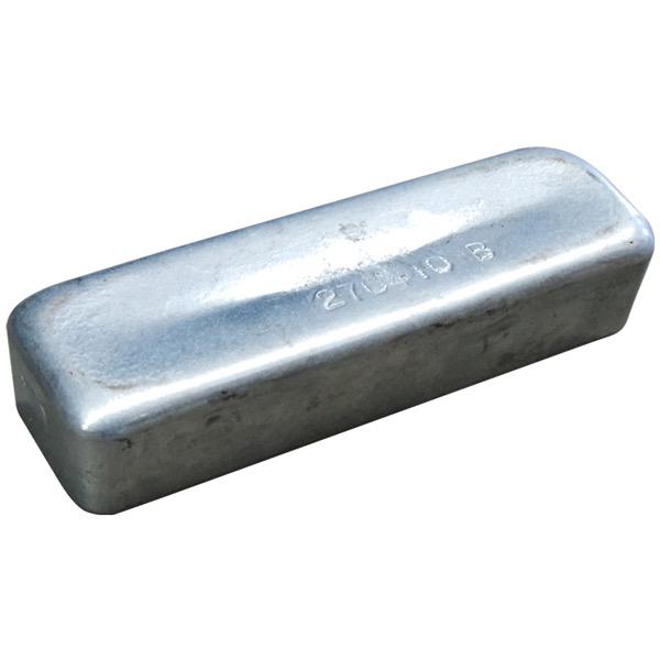 Zinc Pot Anode No Wire - 125mm x 38mm x 25mm