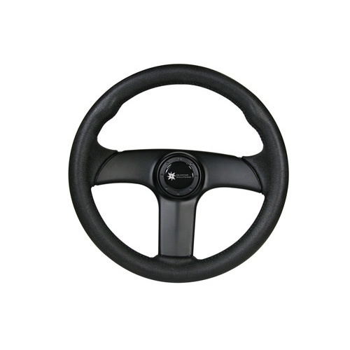 Steering Wheel - Viper Three Spoke PVC - Dia: 340mm - 13.4in - Black