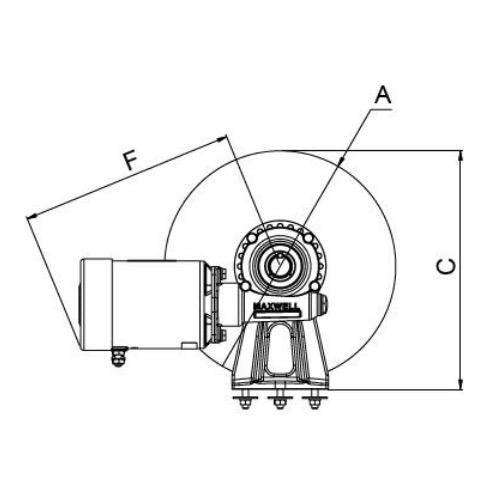 Tasman Winch 8-6 (Incl. 150m 6mm Rope & 10m 6mm Chain)