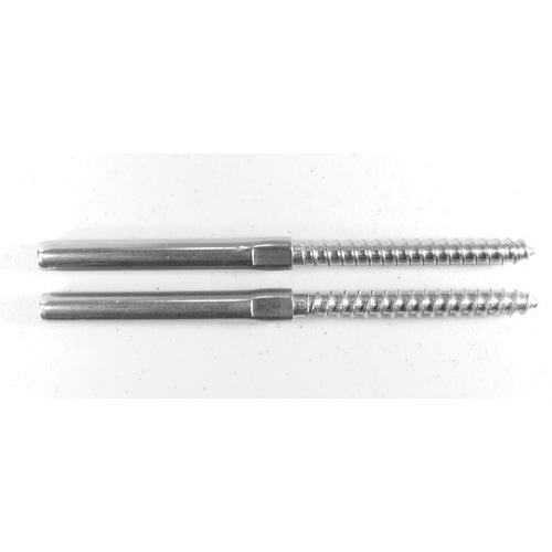 Swage Terminal - Stainless Steel With Lag Screw