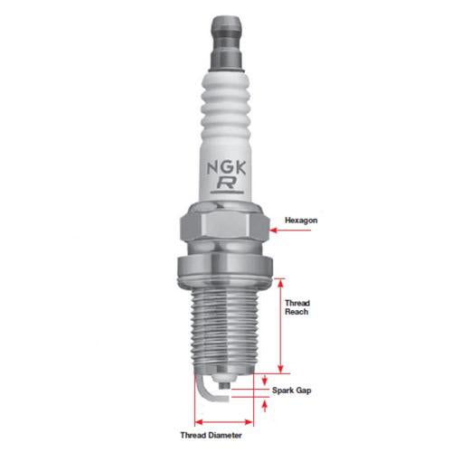 Marine Spark Plug - Type: BR9HS-10