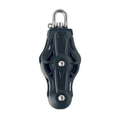 Plain Bearing Fiddle Block Sheave Dia 55mm - Swivel Head