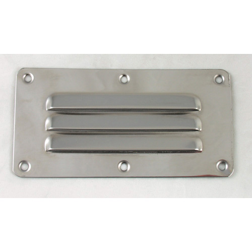 Louvre Vent - Stainless Steel Low Profile