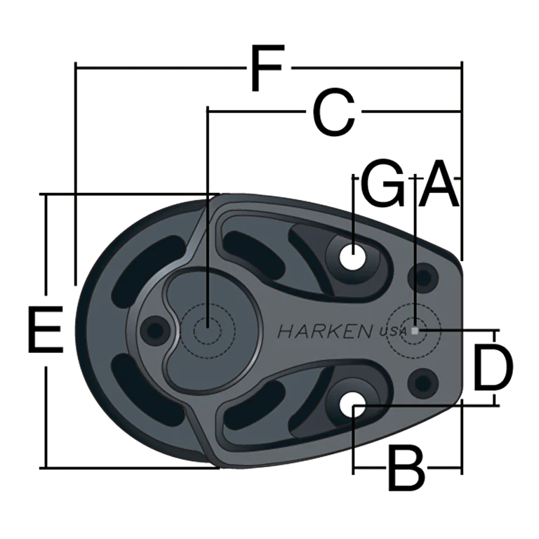 57mm Aluminum Footblock