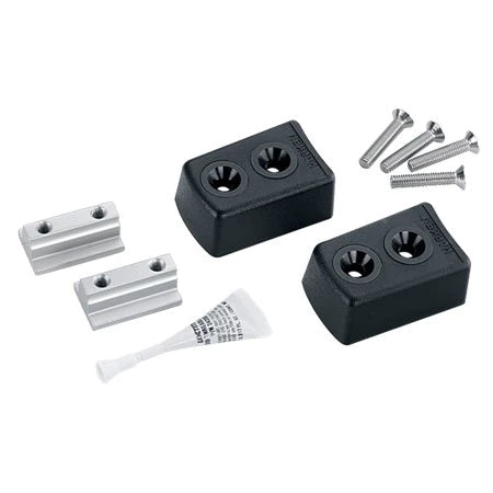 27mm Track Endstop Kit - Flat Mast Groove, Fixed, Selden