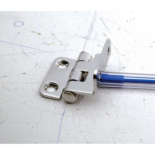 Hinges S/S - Length Flat: 36mm - Width: 41mm - Split: 18/18mm