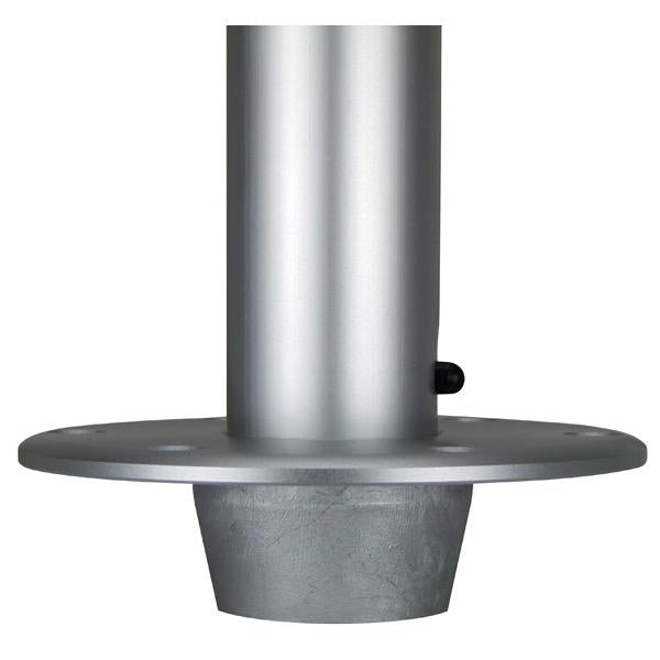 Pedestal and Base (From Deck Level) - Height: 760mm - Base Dia: 177mm / 7"