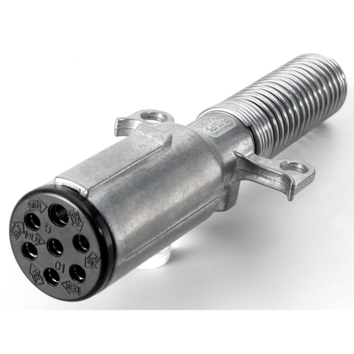 Hella - 7 Pole Heavy Duty SAE Plug - Metal