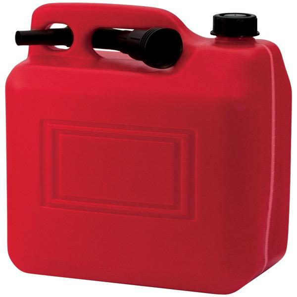 Red Polyethylene Fuel Jerry Can