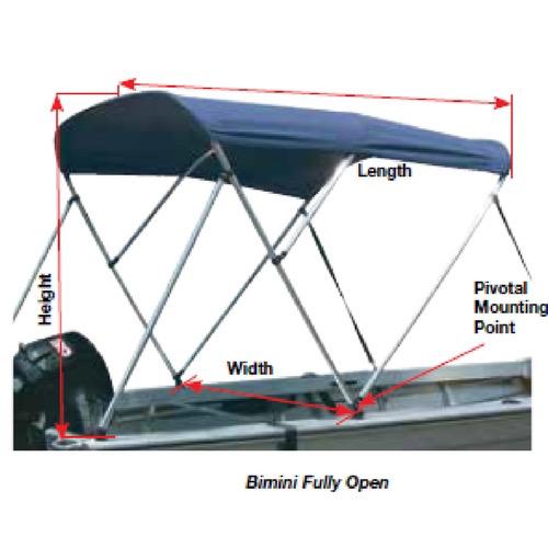 Premium Quality - 2 Bow Bimini