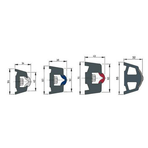 Base Profile for Rubbing Strake - TRAP5S (Inlay ordered seperately)