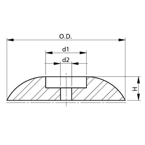 Rudder Anode Model "Disc"