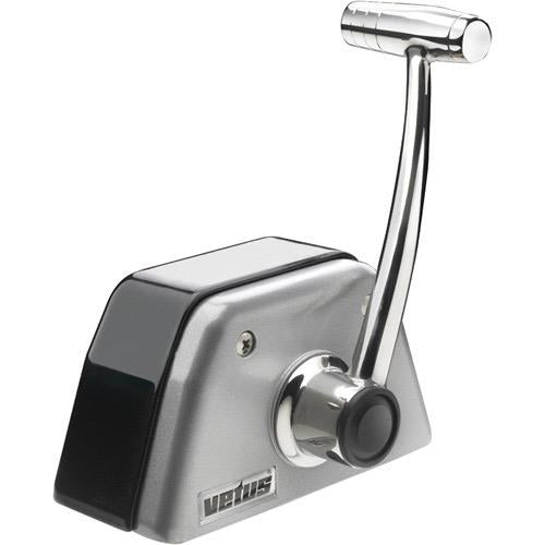 Single Lever Control Top Mount w/ S/S (AISI316) - Handle & T-bar & Black/Grey Aluminum Housing