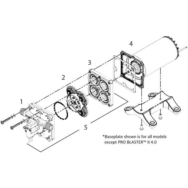 Pressure Switch & Housing Assembly suits 4248 / 4258 / 4348 / 4358 Series