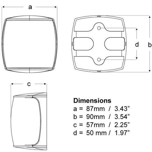 5NM NaviLED PRO Masthead Navigation Lamp - White Shroud - Ultra Heavy Duty Lens