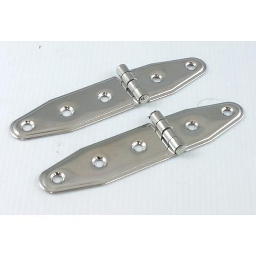 Hinges - Stainless Steel - Length Flat: 131mm - Width: 31mm