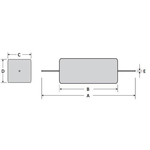 Zinc Pot Anode No Wire - 125mm x 38mm x 25mm