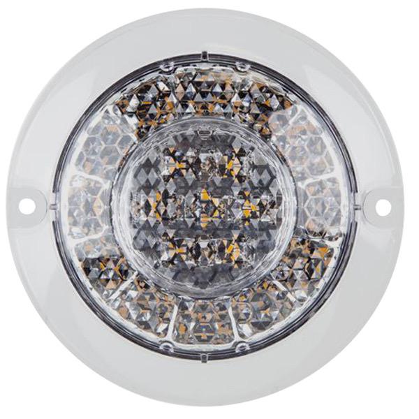 10-30V LED Trailer Light - 134mm Round Recessed