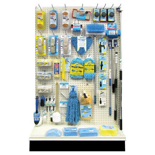 Brush Merchandising Display - With Rack