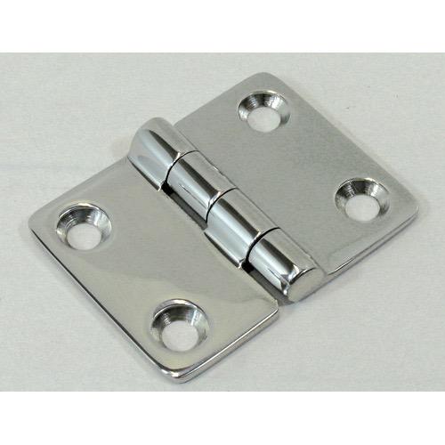 Hinges S/S - Length Flat: 50mm - Width: 38mm - Split: 25/25mm