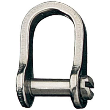 Shackle,D, Slotted Pin 5/16,L:29mm,W:17mm