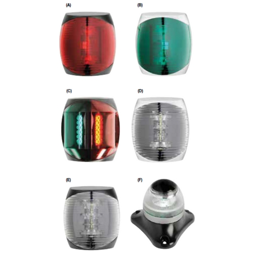 Navigation Light  LED Side Mount - White - Bi-Colour