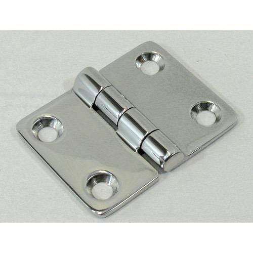 Hinges S/S - Length Flat: 50mm - Width: 38mm - Split: 25/25mm