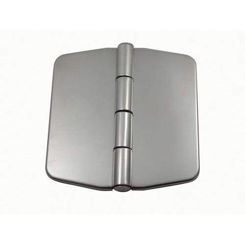 Covered Hinges S/S - Length Flat: 74mm - Width: 80mm - Depth: 9mm