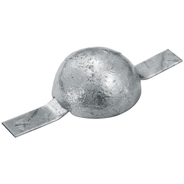 Zinc Round Anode w/ Strap - Dia: 85mm - 48mm x 25mm