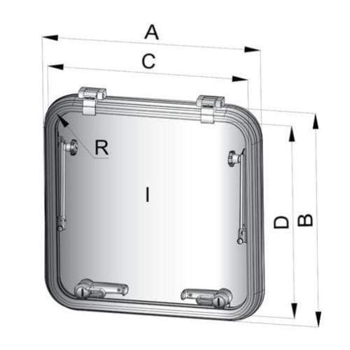 Libero Deck Hatch - No. of Handles: 2